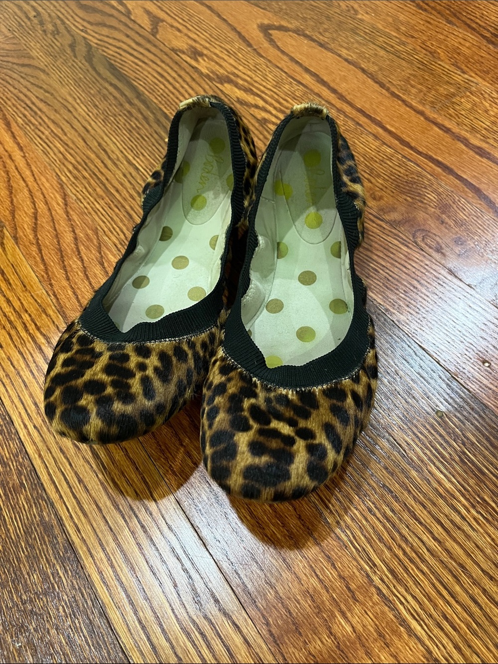 Cheetah print ballet flats